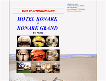 Tablet Screenshot of hotelkonark.in